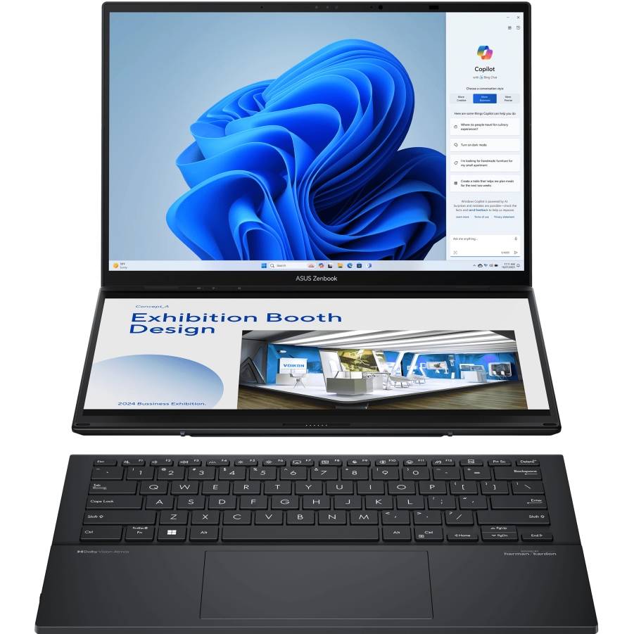 Ноутбук ASUS Zenbook Duo UX8406CA-PZ043W Inkwell Gray (90NB14X1-M001J0)