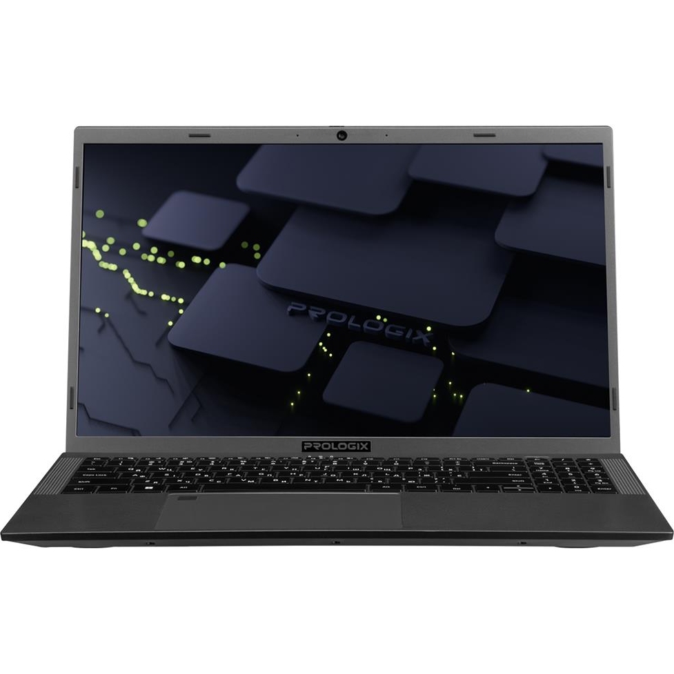 Зовнішній вигляд Ноутбук PROLOGIX M15-725 Dark Grey (PLN725.I312.8.S3.W11.010)