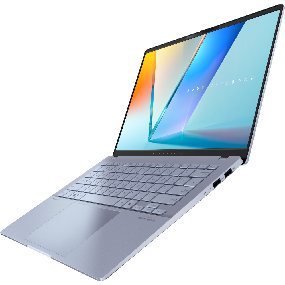 Внешний вид Ноутбук ASUS Vivobook S 14 OLED S5406SA-QD101 Mist Blue (90NB15R2-M00DS0)