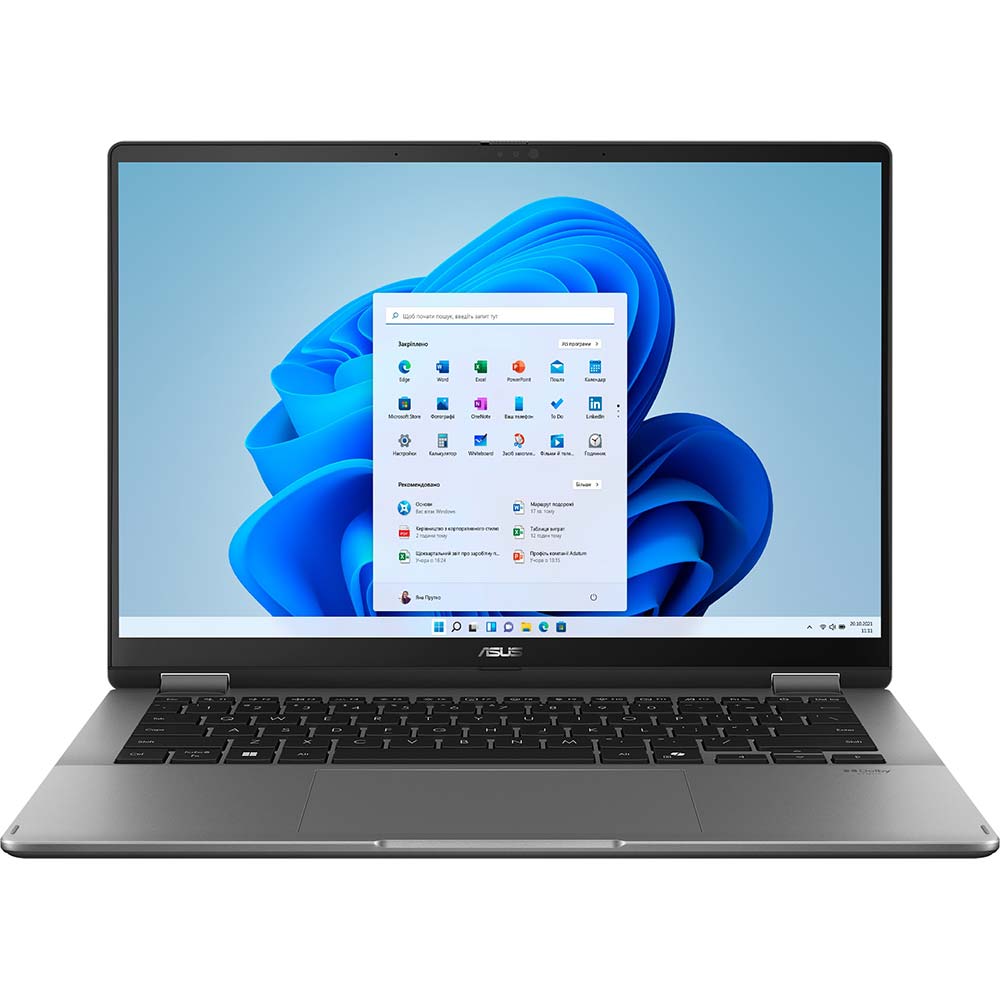 Ноутбук ASUS Vivobook 14 Flip TP3407SA-QL011W Matte Gray (90NB14Y1-M000E0)