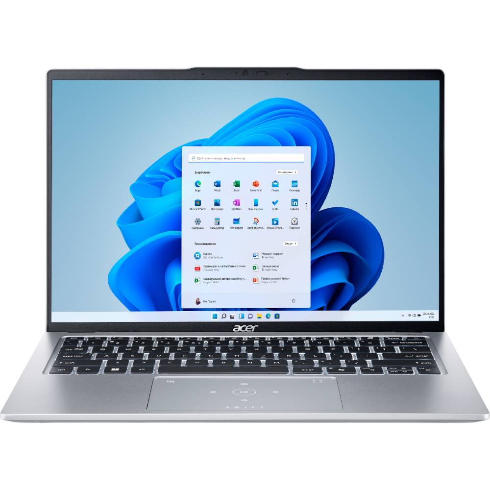 Ноутбук ACER Swift Go 14 SFG14-74 Pure Silver (NX.JCWEU.005)