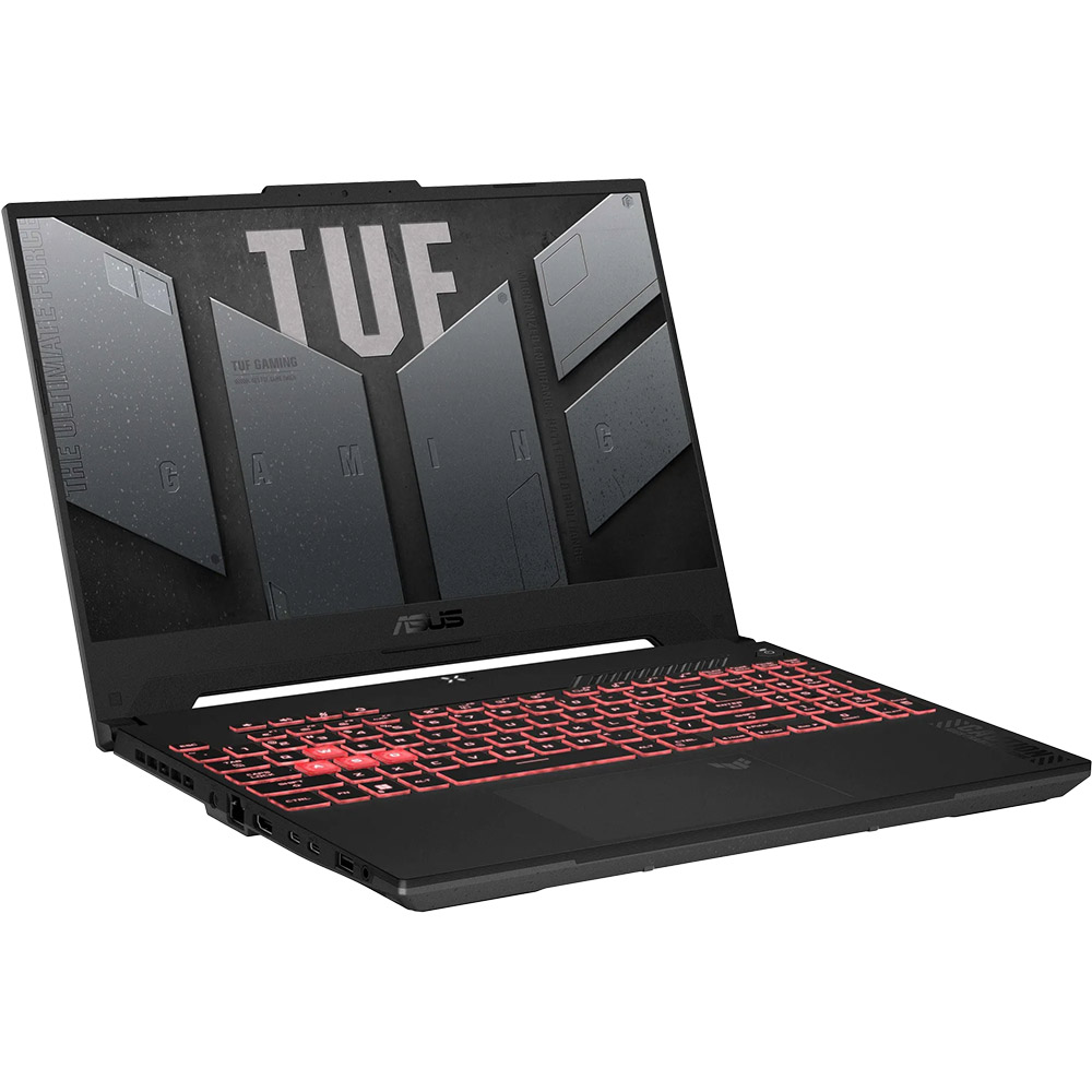 Зовнішній вигляд Ноутбук ASUS TUF Gaming A17 FA707NUR-HX058 Mecha Gray (90NR0JL5-M002T0)