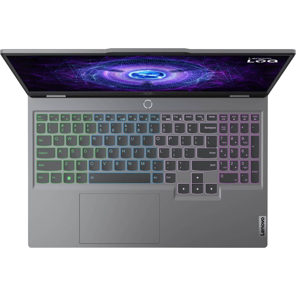 Внешний вид Ноутбук LENOVO LOQ 15IRX9 Luna Grey (83DV00KCRA)