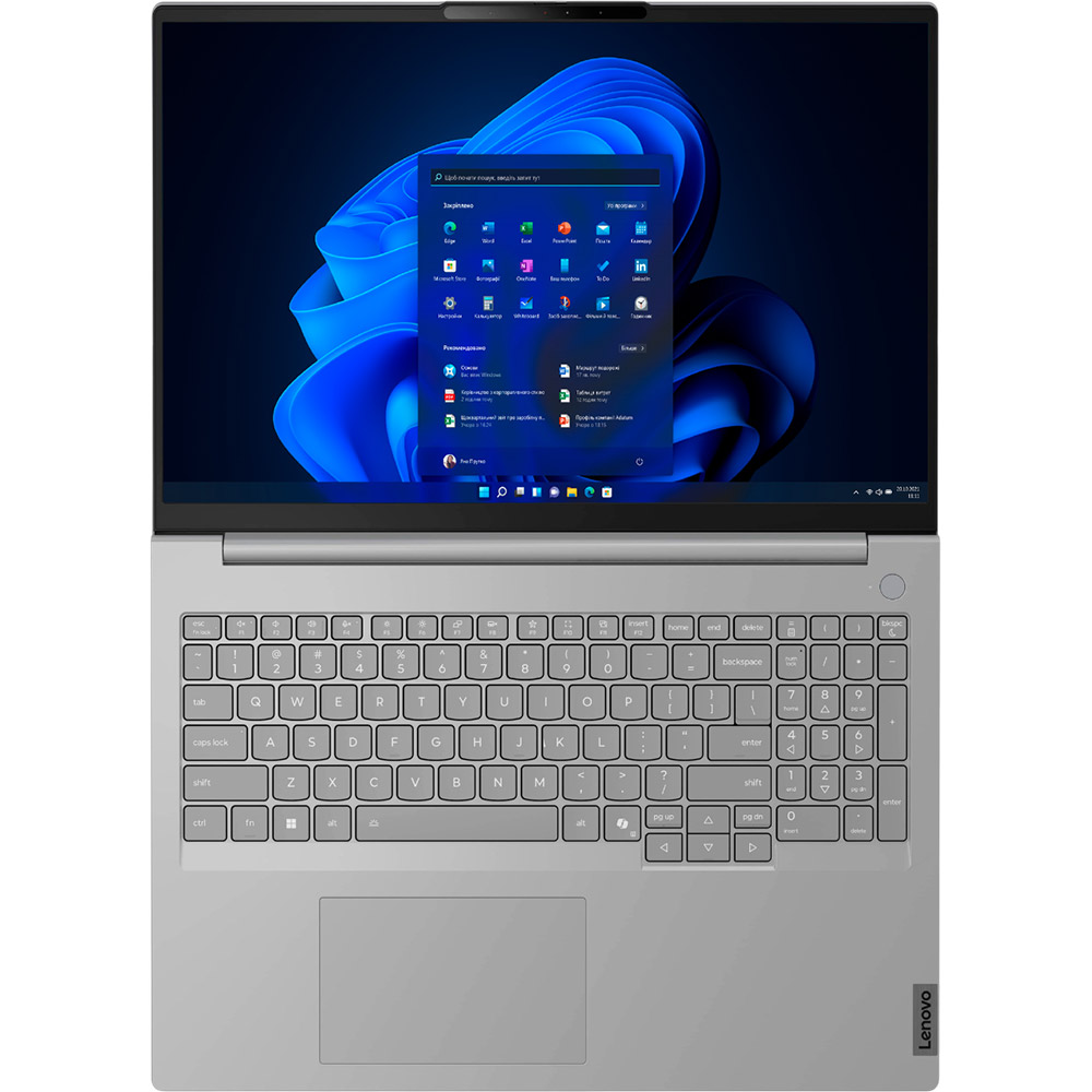 Внешний вид Ноутбук Lenovo ThinkBook 16 G8 IRL Arctic Grey (21SH0091RA)