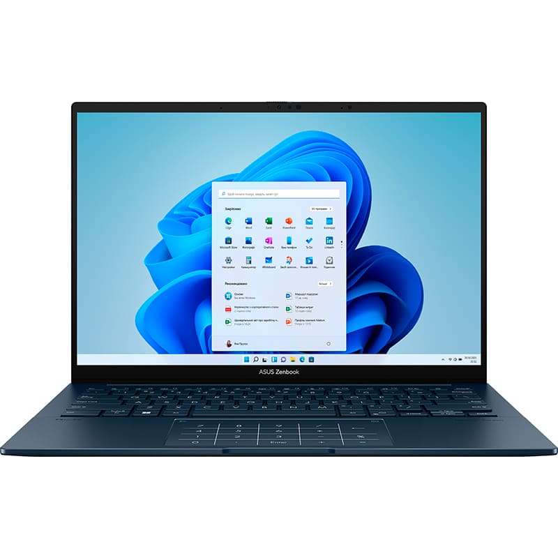 Ноутбук ASUS Zenbook 14 OLED UX3405CA-PP071W Ponder Blue (90NB14W1-M002D0)