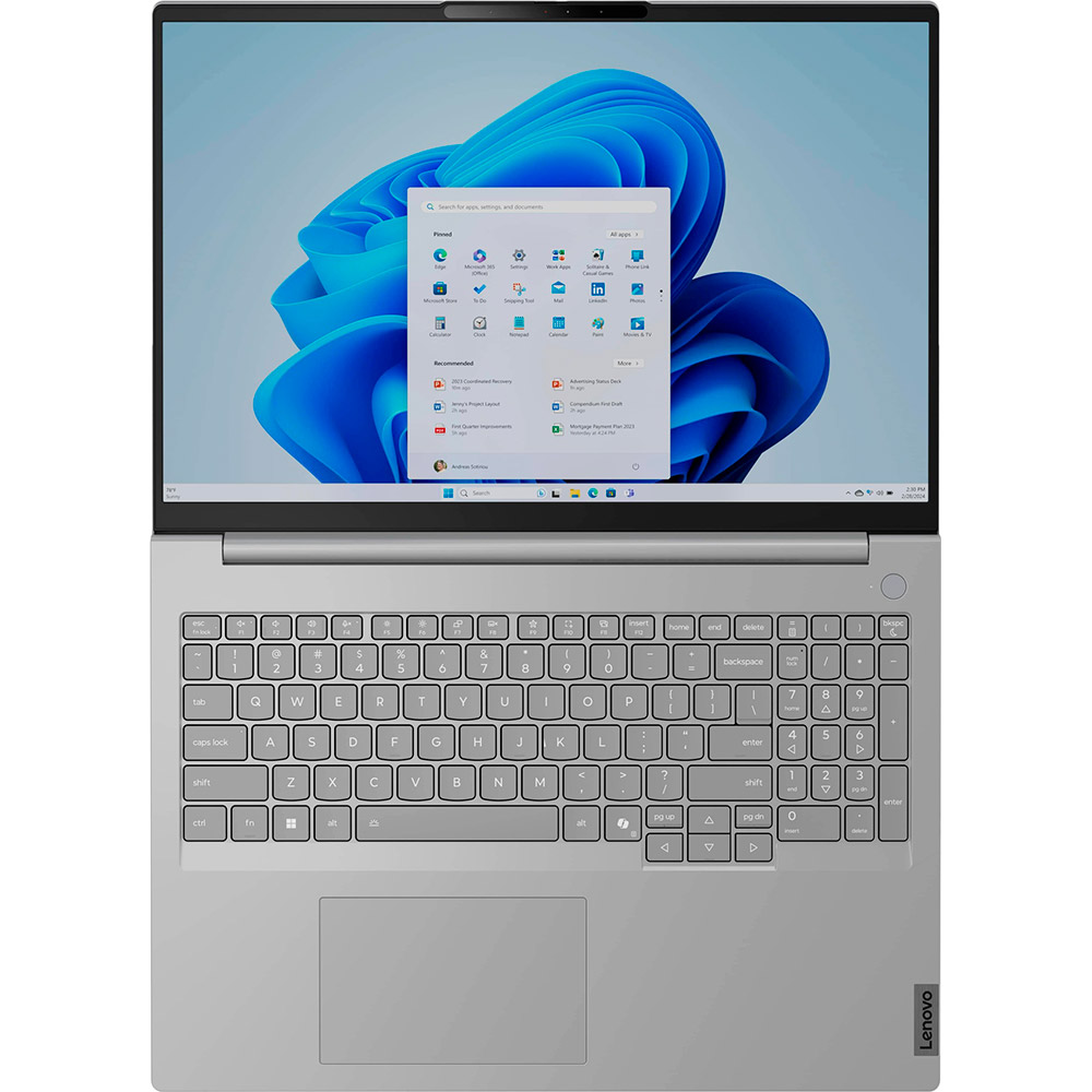 Заказать Ноутбук LENOVO ThinkBook 16 G8 IRL Arctic Grey (21SH00ALRA)