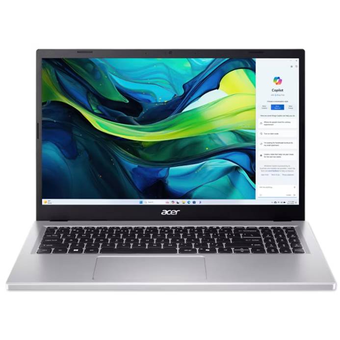 Ноутбук ACER Aspire Go Intel AG15-71P Pure Silver (NX.JDCEU.005) Диагональ дисплея 15.6