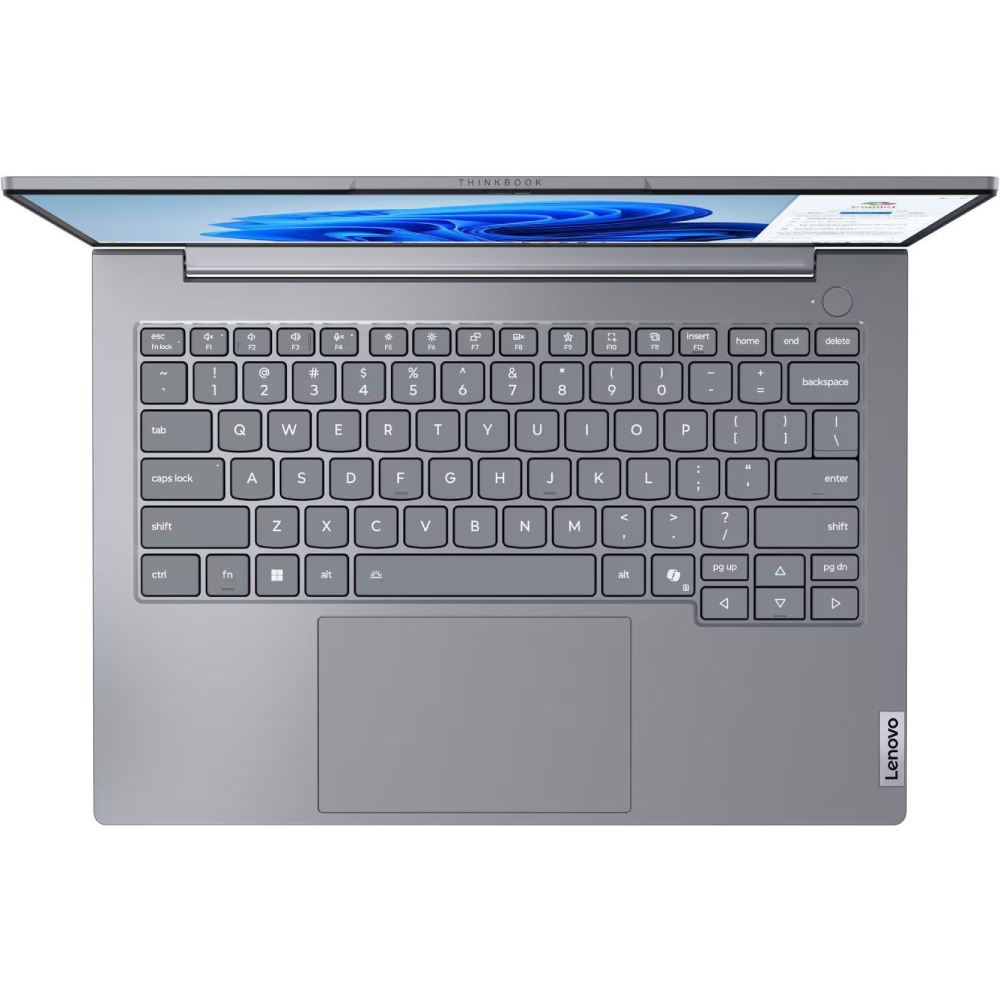 Зовнішній вигляд Ноутбук LENOVO ThinkBook 14 G8 IAL Arctic Grey (21SJ007PRA)