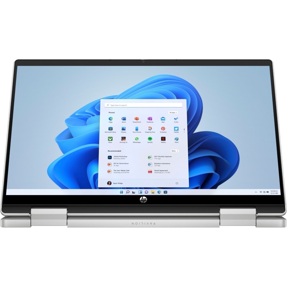 Внешний вид Ноутбук HP Pavilion x360 Laptop 14-ek1012ua Natural Silver (B9PB9EA)