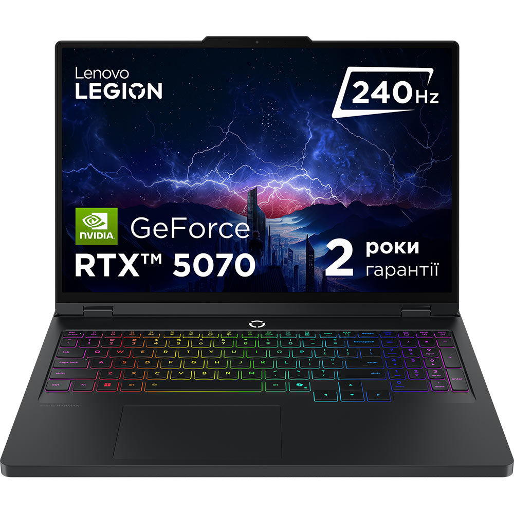 Ноутбук LENOVO Legion Pro 5 16IRX10 Eclipse Black (83NN000HRA)