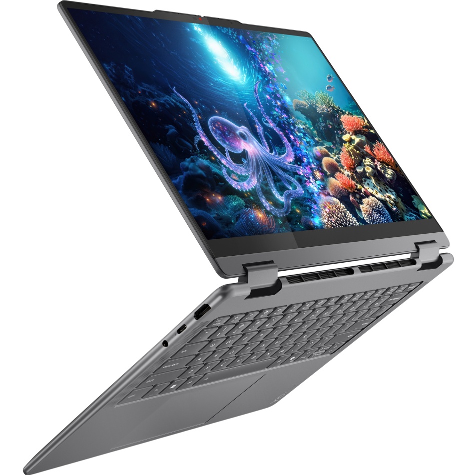 Внешний вид Ноутбук LENOVO Yoga 7 2-in-1 14ILL10 Luna Grey (83JQ007WRA)