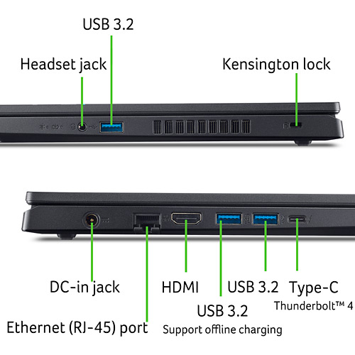 В інтернет магазині Ноутбук ACER Nitro V 15 ANV15-51-56FQ Obsidian Black (NH.QNCEU.00M)