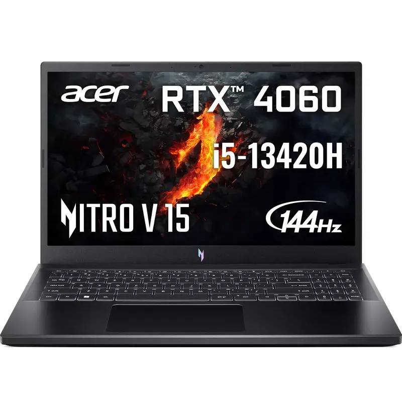 Ноутбук ACER Nitro V 15 ANV15-51 Obsidian Black (NH.QQEEU.002)