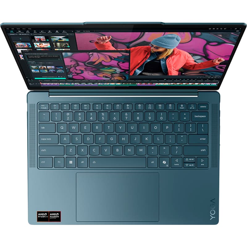 Огляд Ноутбук LENOVO Yoga Slim 7 14AKP10 Tidal Teal (83JY004VRA)