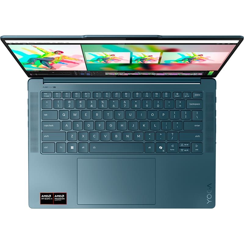 Фото Ноутбук LENOVO Yoga Pro 7 14AKP10 Tidal Teal (83KG001GRA)
