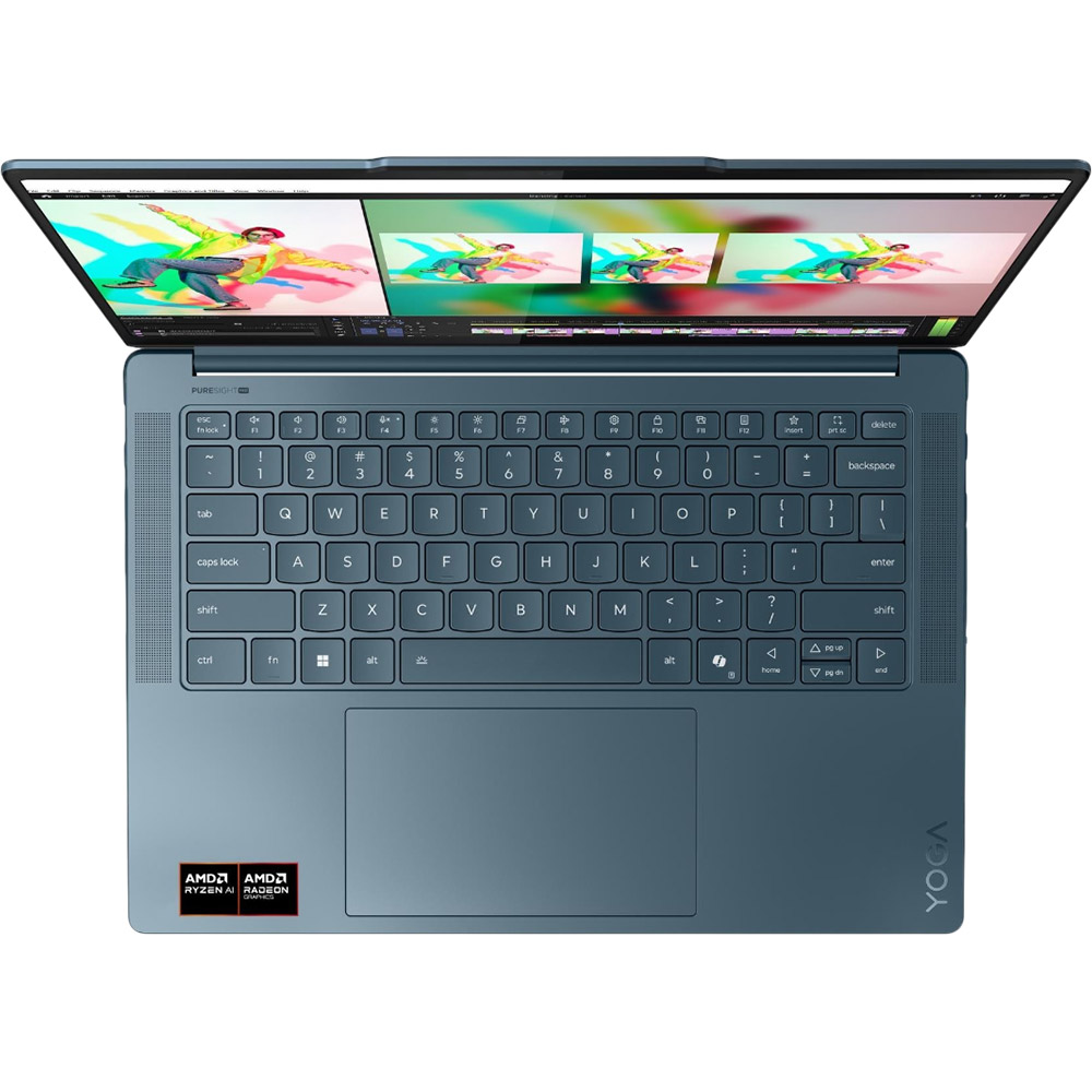 Огляд Ноутбук LENOVO Yoga Pro 7 14AKP10 Tidal Teal (83KG001HRA)