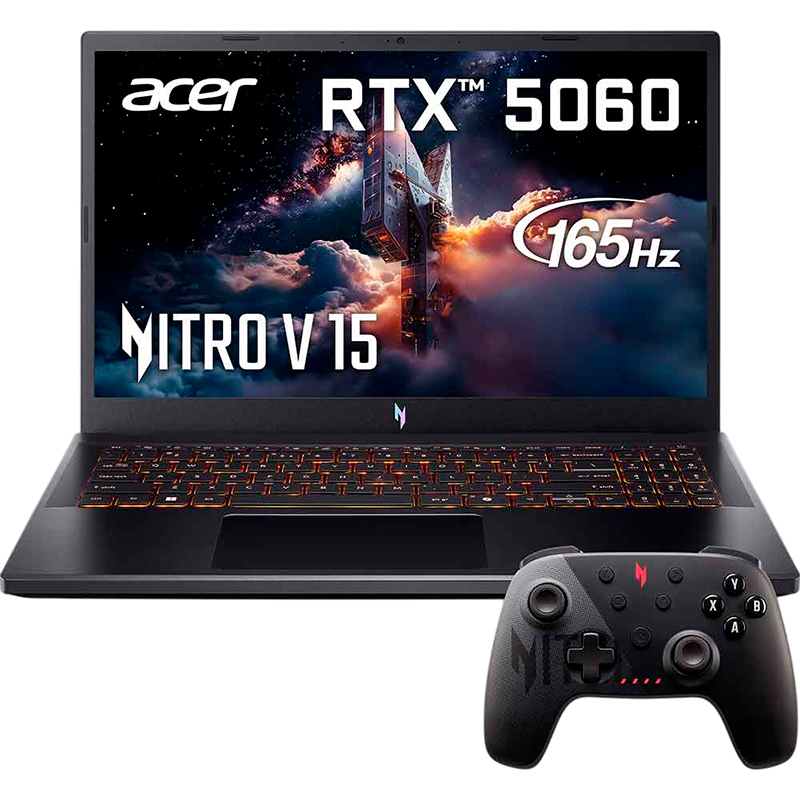 Ноутбук ACER Nitro V 15 ANV15-52-5271 Obsidian Black (NH.QZ8EU.00H) Ноутбук ACER Nitro V 15 ANV15-52-5271 Obsidian Black (NH.QZ8EU.00H)