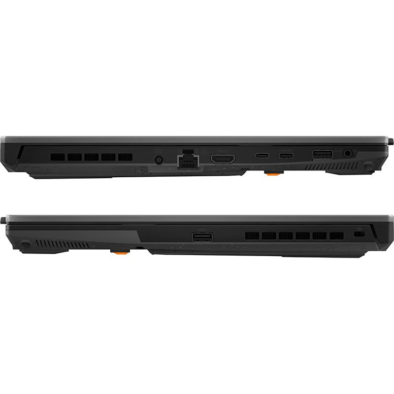 Внешний вид Ноутбук ASUS TUF Gaming A15 FA507NV-LP103 Mecha Gray (90NR0E85-M00KR0)
