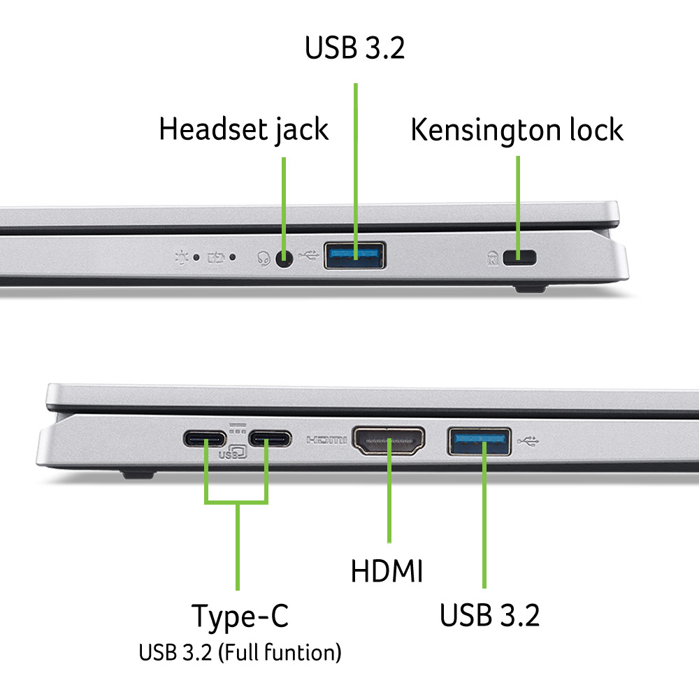 В Україні Ноутбук ACER Aspire Go 15 AG15-71P-59CN Pure Silver (NX.J6SEU.00A)