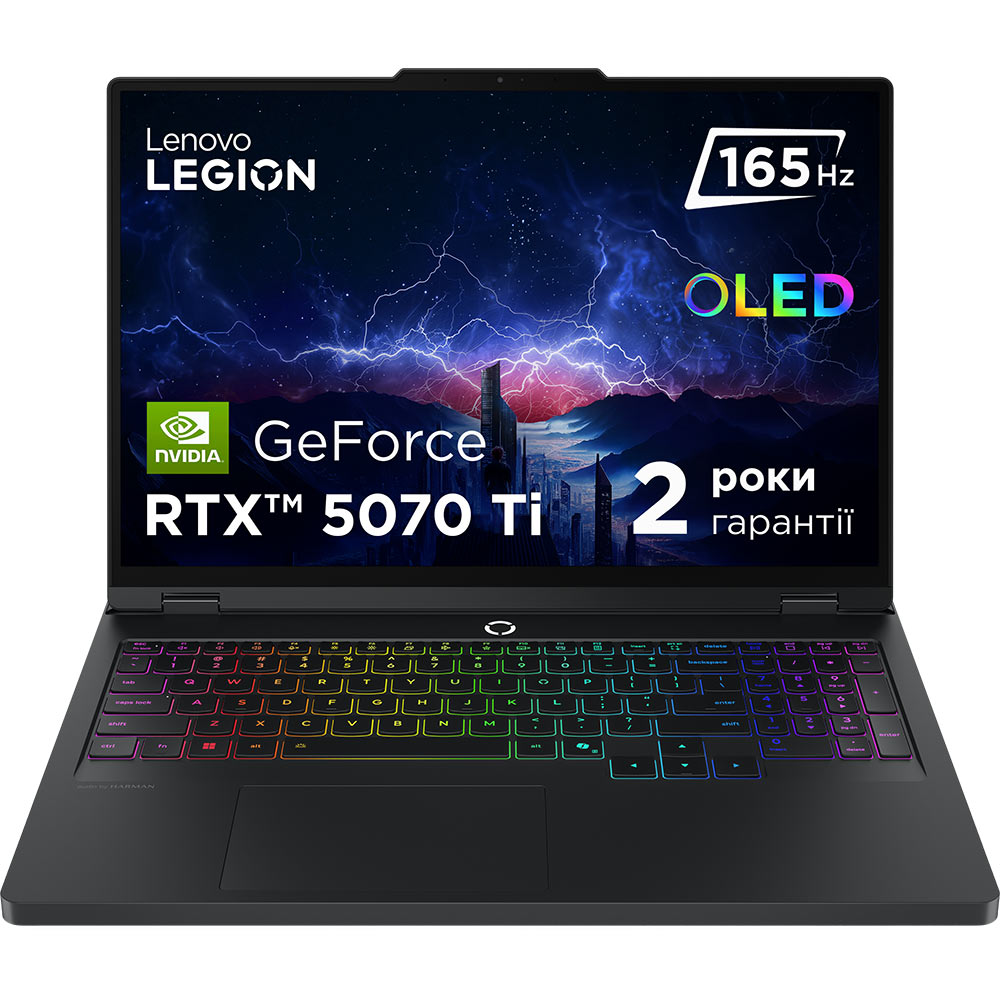 Ноутбук LENOVO Legion Pro 5 16IAX10 Eclipse Black (83F30064RA)