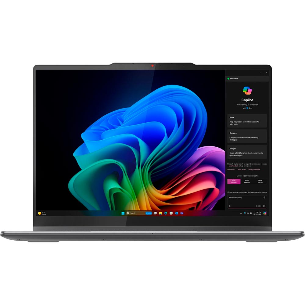 Зображення Ноутбук LENOVO Yoga 7 2in1 14ILL10 Luna Grey (83JQ009WRA)