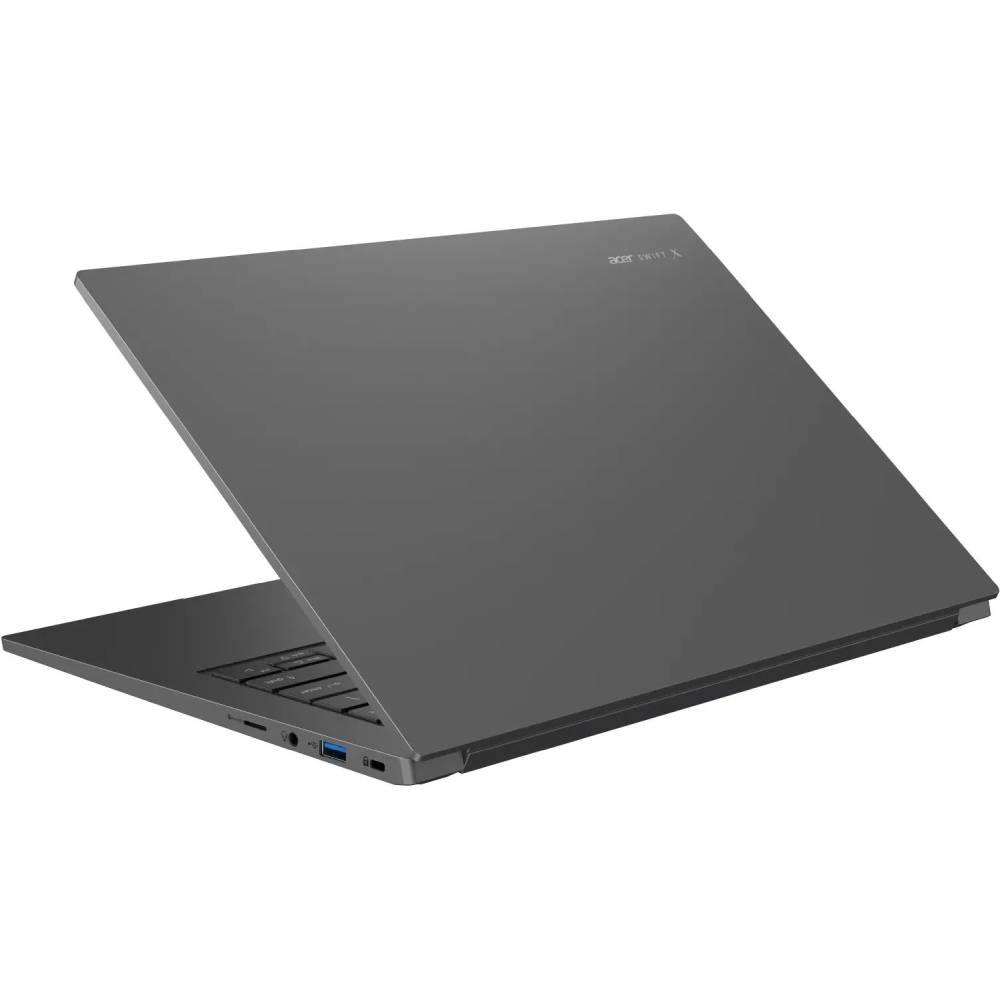 Зовнішній вигляд Ноутбук ACER Swift X 14 SFX14-61G Titanium Gray (NX.JA8EU.004)