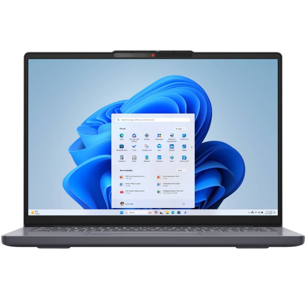 Ноутбук LENOVO IdeaPad Slim 3-14IRH10 Luna Grey (83K000ATRA) Диагональ дисплея 14