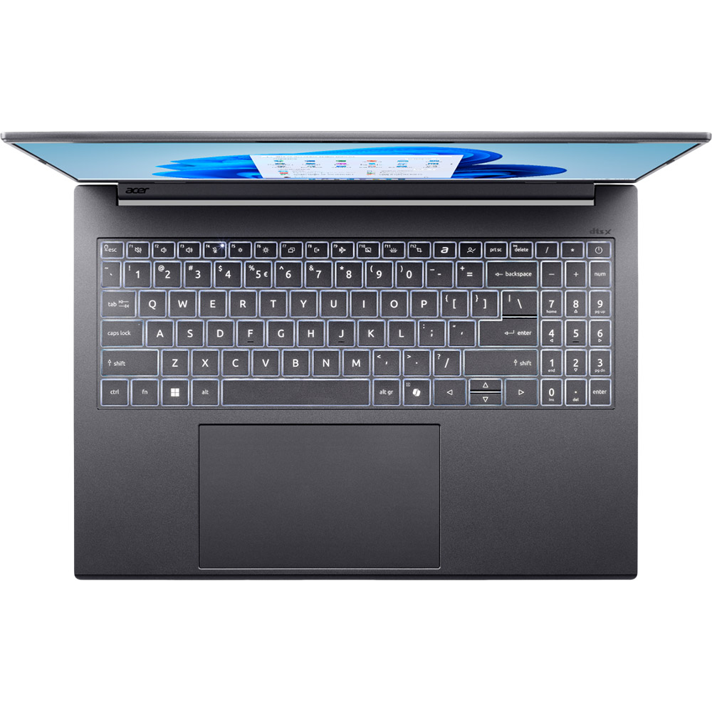 Ноутбук ACER Aspire 16 A16-11M Steel Grey (NX.JLNEU.002) Тип матриці IPS