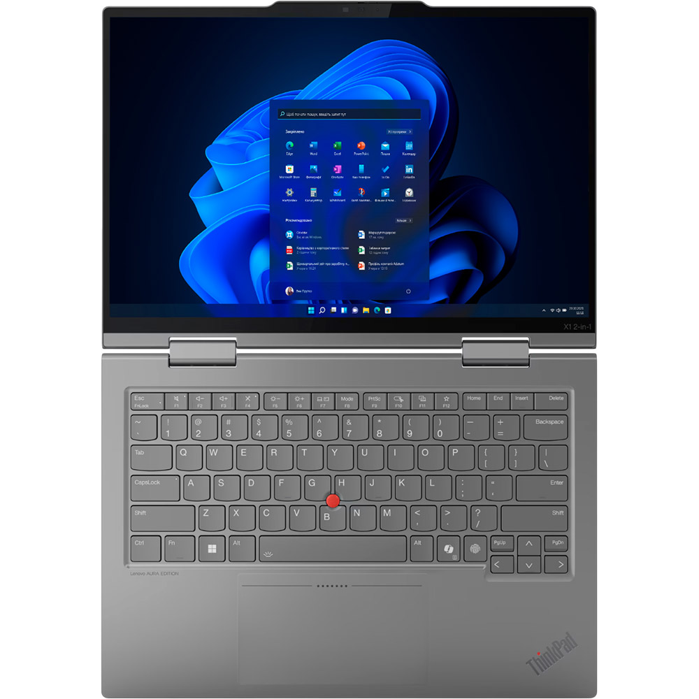 Зображення Ноутбук Lenovo ThinkPad X1 2-in-1 Gen 10 Grey (21NVS0LJ00)