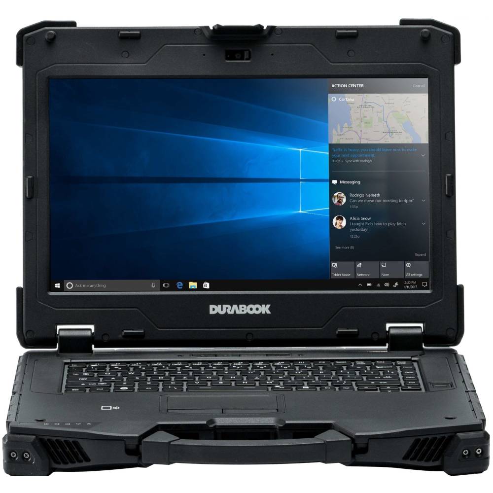 Ноутбук DURABOOK Z14I Basic Black (Z4E2R3DE3BXX)