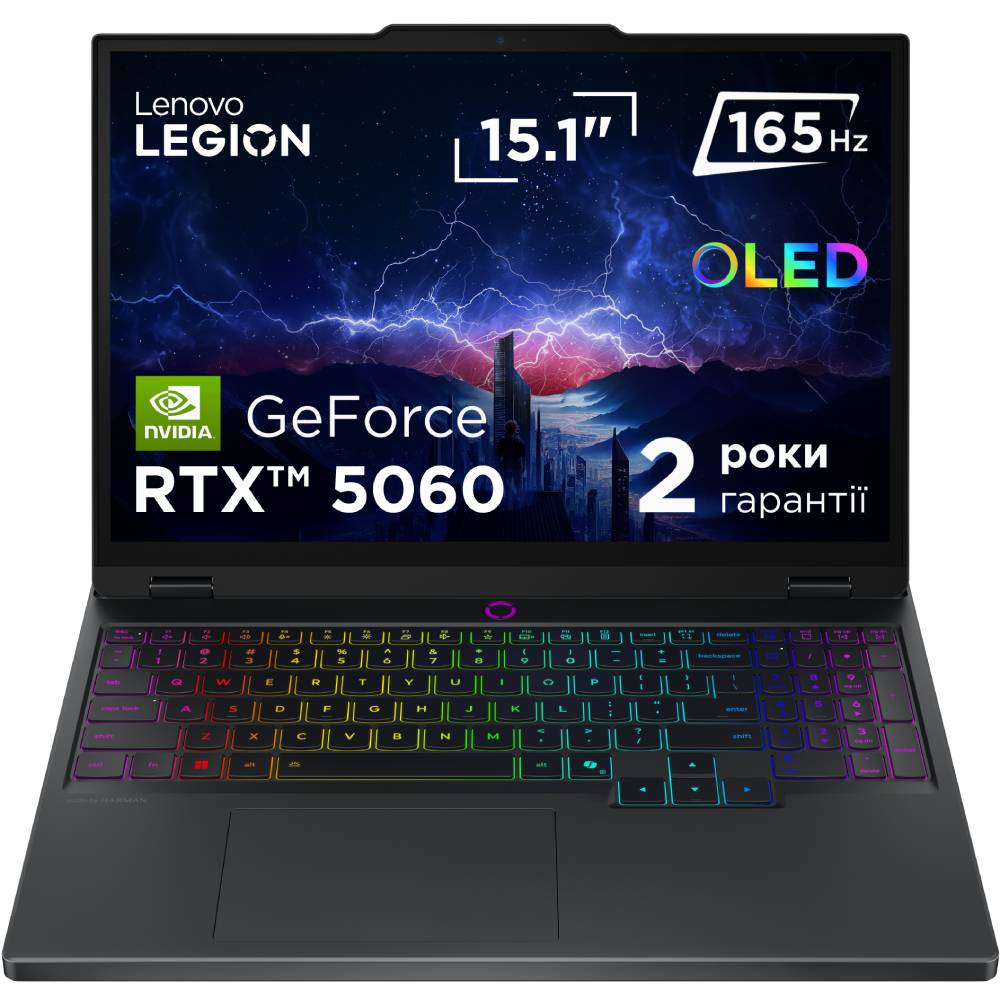 Ноутбук LENOVO Legion 5 15IRX10 Eclipse Black (83LY00F0RA)