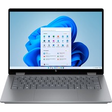 в металевому корпусі Ноутбук HP OmniBook X Flip x360 14-fk0000ua Meteor Silver (C3US8EA)