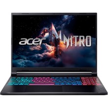 с видеокартами Nvidia Ноутбук ACER Nitro V 16S AI ANV16S-41-R3B2 Obsidian Black (NH.U03EU.005)