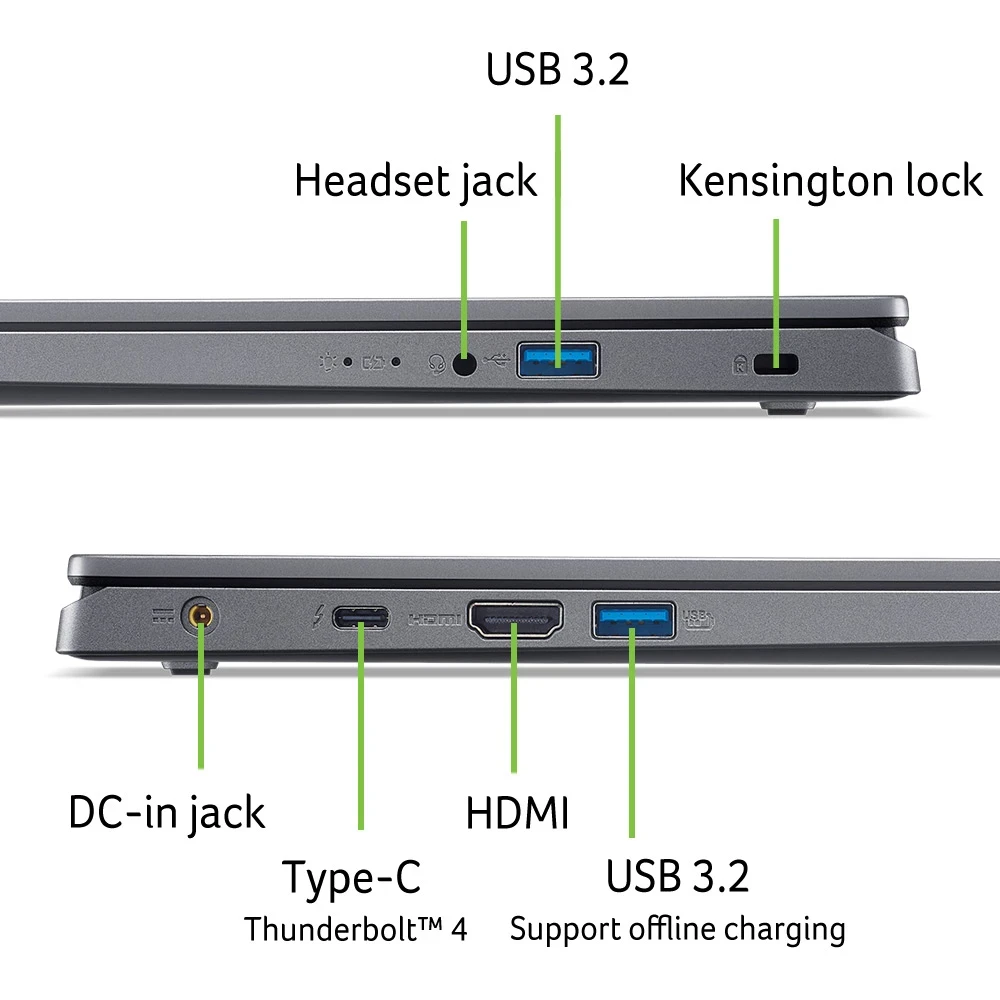 В Украине Ноутбук ACER Aspire 15 A15-51M-78F2 Steel Gray (NX.JKVEU.006)