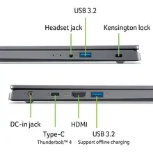 Ноутбук ACER Aspire 15 A15-51M-78F2 Steel Gray (NX.JKVEU.006)