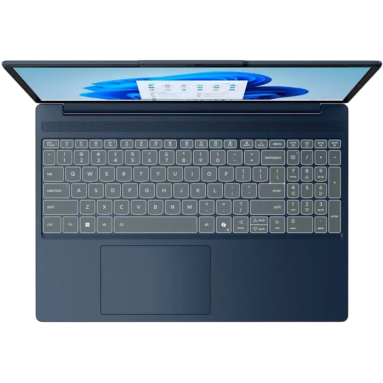 Зовнішній вигляд Ноутбук Lenovo IdeaPad Slim 3 15IRH10 Cosmic Blue (83K100J8RA)