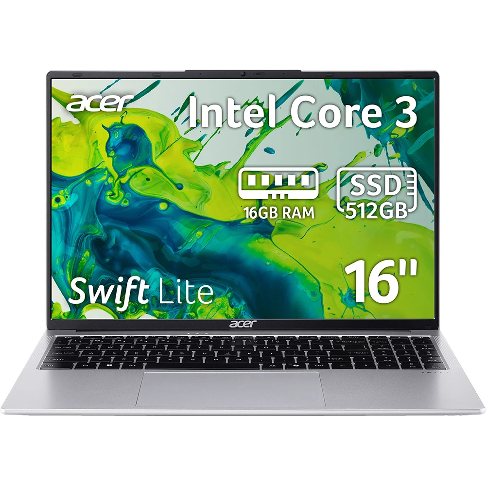 驚速SSD512G 6世代i3 M16G Win11-25H2 Offi2021 Ноутбуки Acer Swift ᐉ купити в Фокстрот