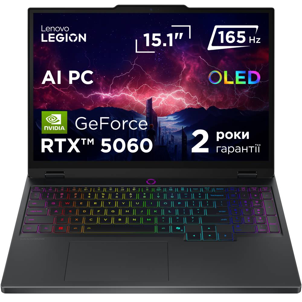 Ноутбук LENOVO Legion 5 15AHP10 Eclipse Black (83M00067RA)