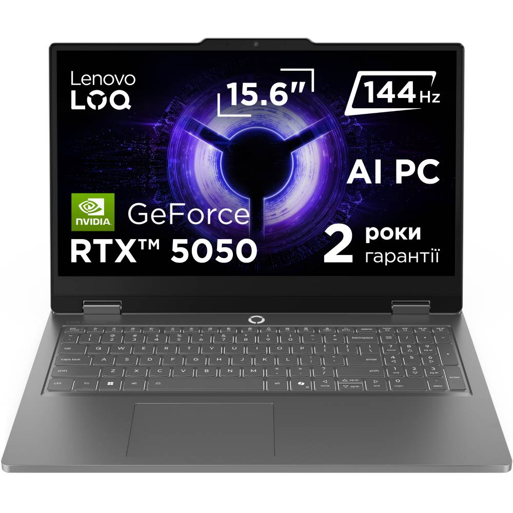 Ноутбук LENOVO LOQ Essential 15IRX11 Luna Grey (83SC002RRA)