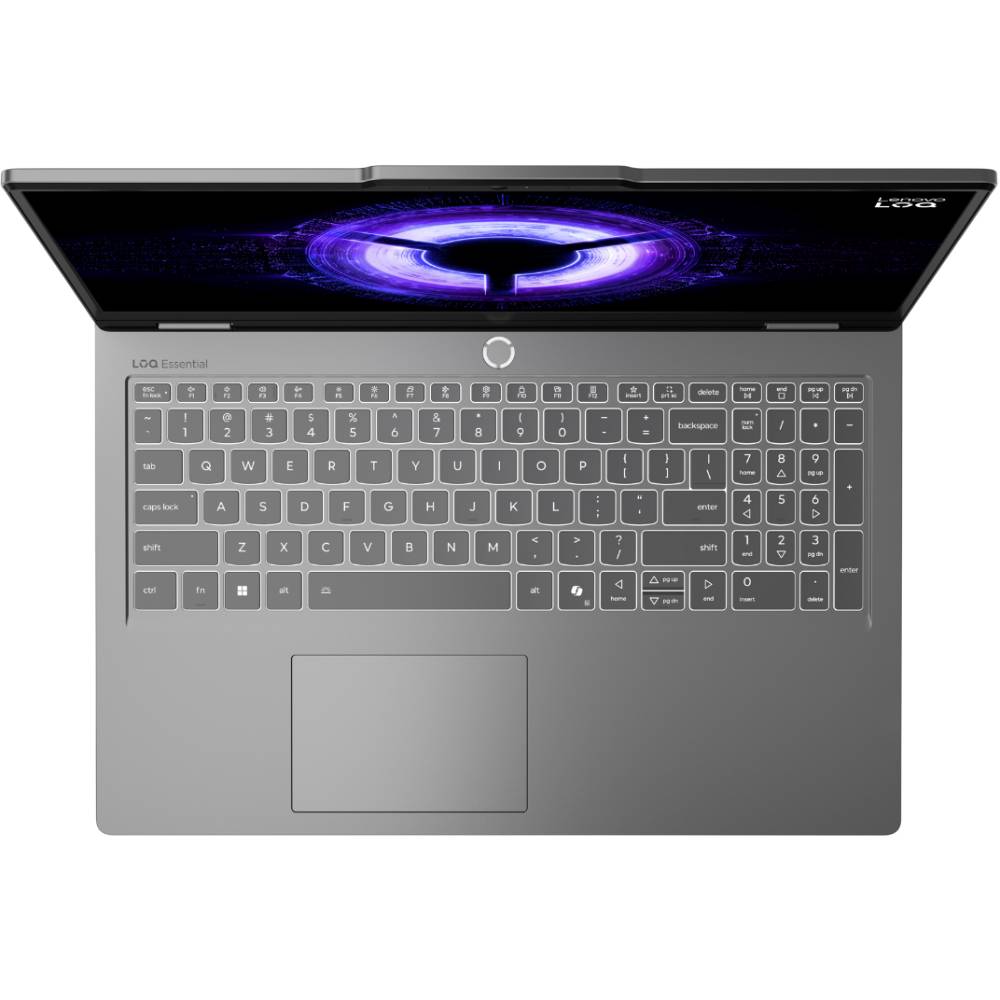 Внешний вид Ноутбук LENOVO LOQ Essential 15IRX11 Luna Grey (83SC002CRA)