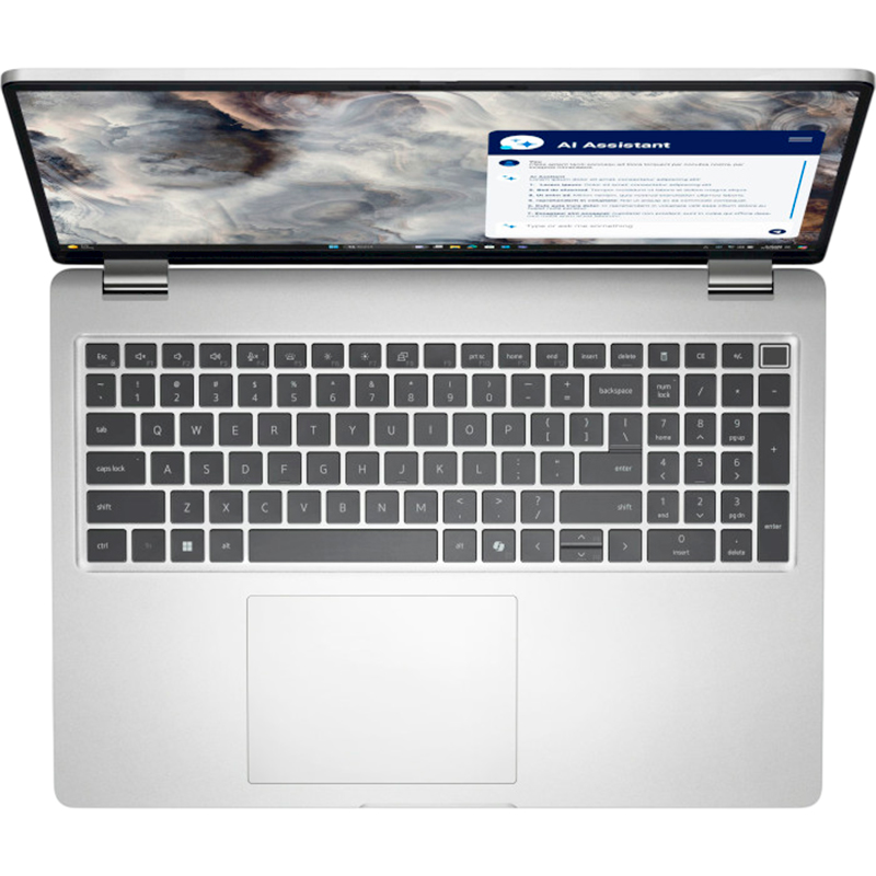Зовнішній вигляд Ноутбук DELL Pro 16 PB16250 Platinum Silver (BTO103_PB16250_UA_UBU)