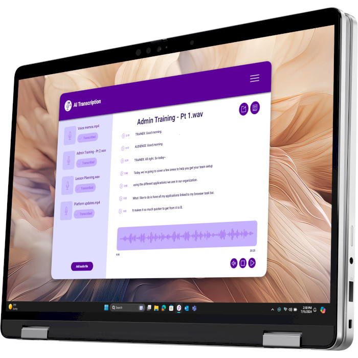 Зовнішній вигляд Ноутбук DELL Pro 14 PB14250 Platinum Silver (BTO114_PB14250_2N1UA)