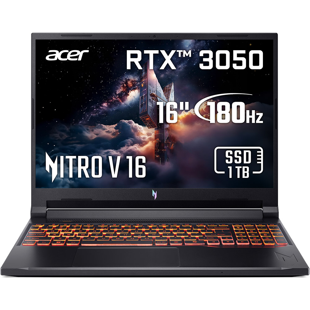 Ноутбук ACER Nitro V 16 AI ANV16-42-R1BP Shale Black (NH.U1KEU.004)