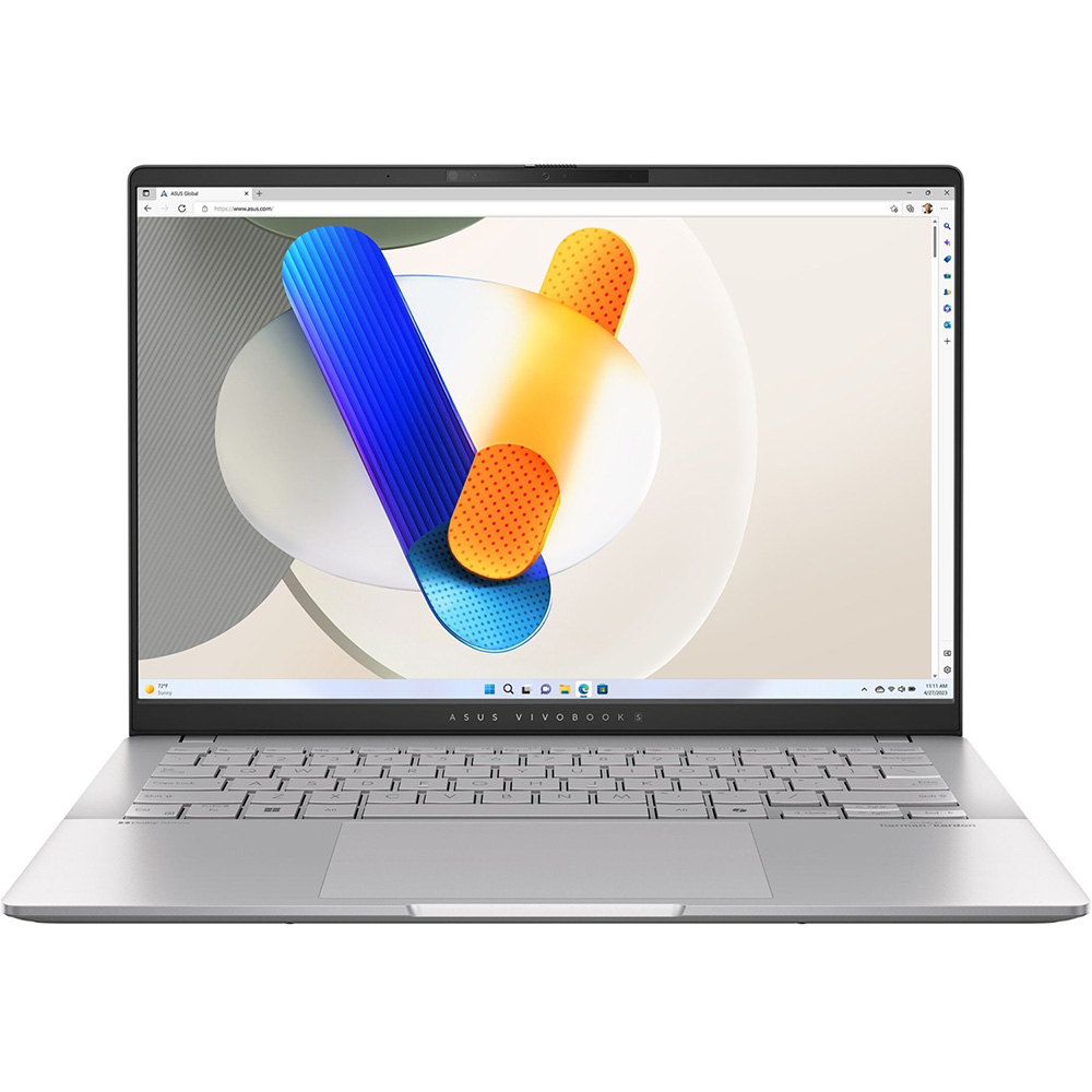 Ноутбук ASUS Vivobook S 14 OLED M5406KA-SF150 Cool Silver (90NB15W1-M008H0) Ноутбук ASUS Vivobook S 14 OLED M5406KA-SF150 Cool Silver (90NB15W1-M008H0)