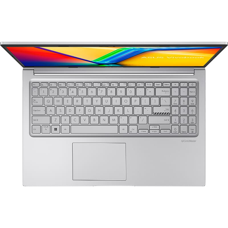 Внешний вид Ноутбук ASUS Vivobook 15 X1504VA-BQ3833WS Cool Silver (90NB13Y2-M01D90)