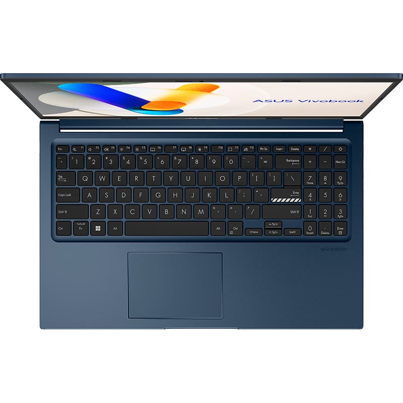 Зовнішній вигляд Ноутбук ASUS Vivobook 15 X1504VA-BQ3834WS Quiet Blue (90NB13Y1-M01DA0)