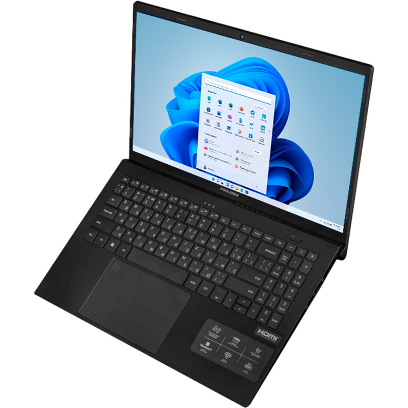 Внешний вид Ноутбук Prologix Optima S15-125 Black (PLS15.4AYW11.150)