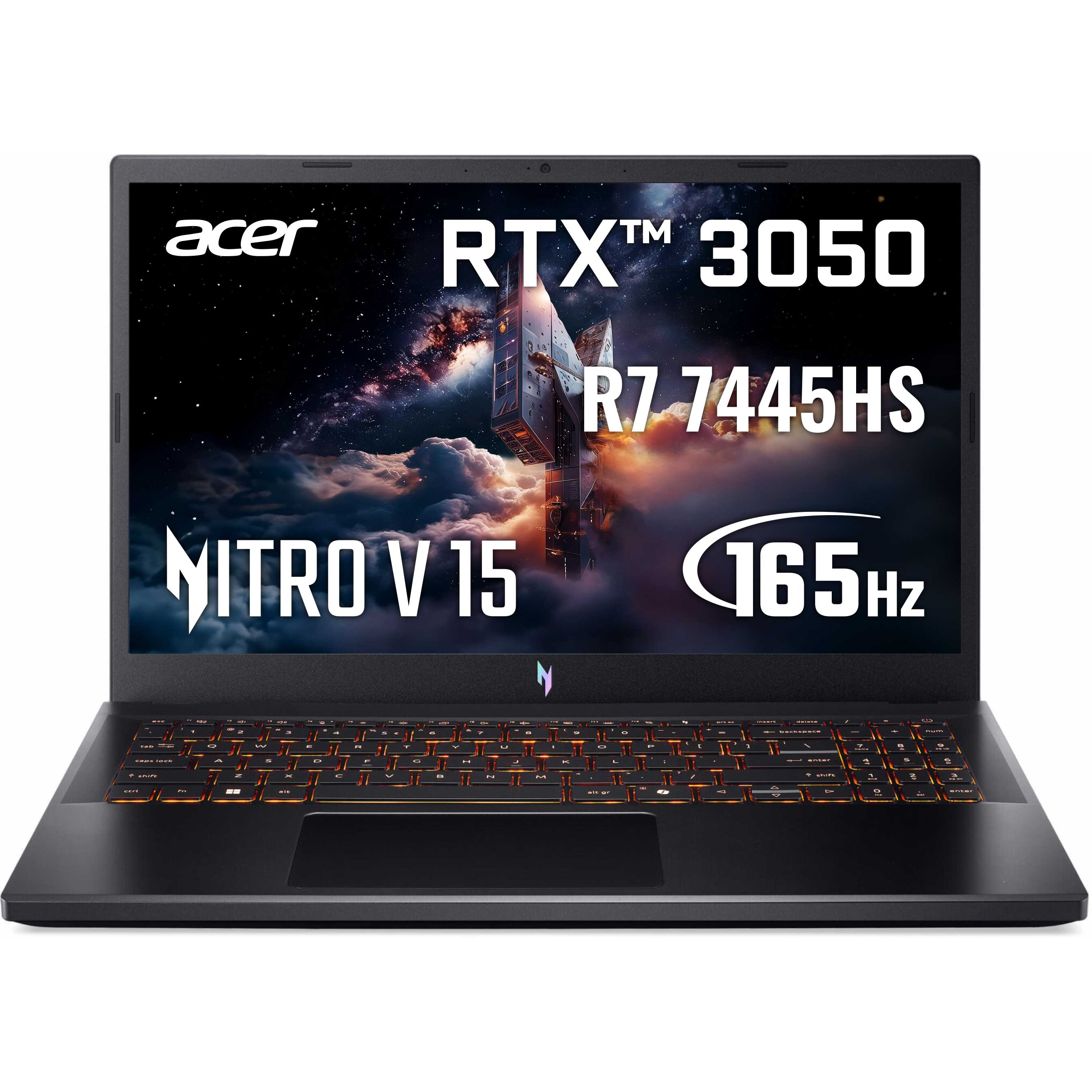 Игровой ноутбук ACER Nitro V 15 AI ANV15-42-R130 Obsidian Black (NH.U32EU.002)