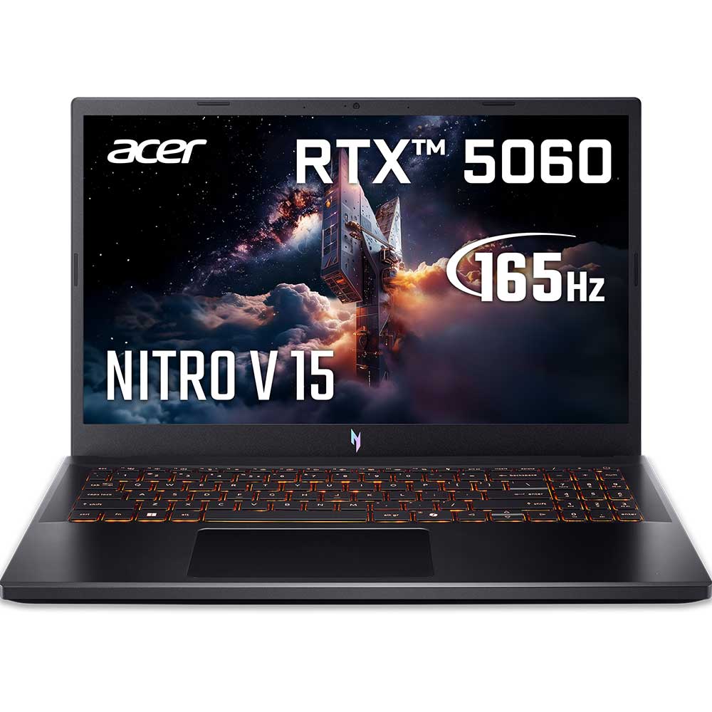 Ігровий ноутбук ACER Nitro V 15 ANV15-52-58BZ Obsidian Black (NH.QZ8EU.00M)