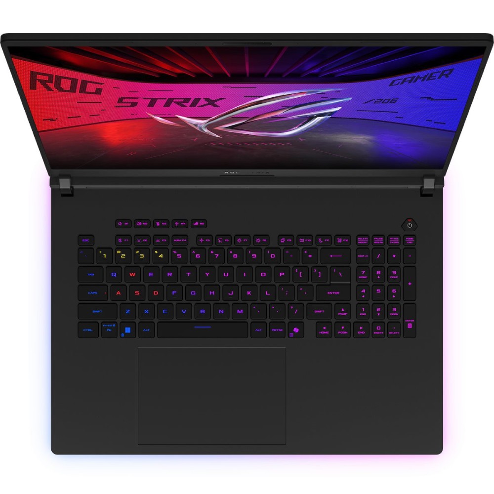 Зовнішній вигляд Ноутбук ASUS ROG Strix SCAR 18 G835LX-SA238X Off Black (90NR0LF1-M00BZ0)